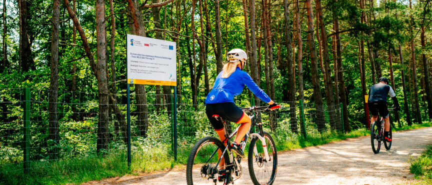 Powiat Gryfiński ze wsparciem Unii Europejskiej. Na budowę trasy rowerowej w Cedyni