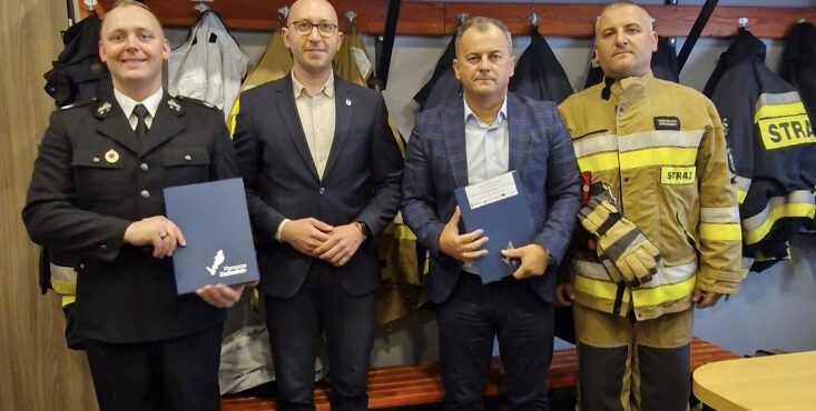 Prawie półtora miliona złotych dla OSP w Poroście. To środki na nowy wóz