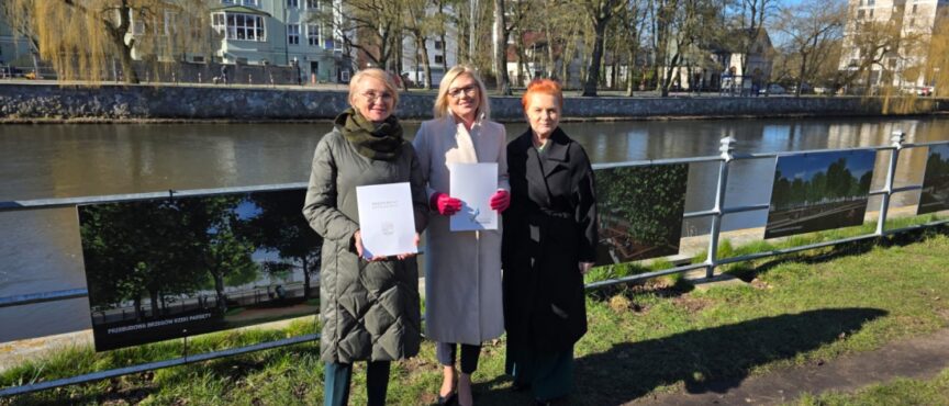 Wielkie zielone zmiany nad Parsętą w Kołobrzegu