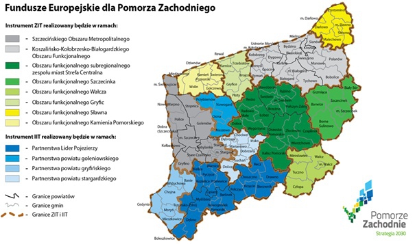 Mapa instrumentów realizowanych w ramach FEPZ