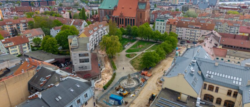 Zastrzyk funduszy europejskich na przebudowę placu Orła Białego w Szczecinie