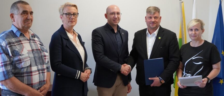 Wicemarszałek Jakub Kowalik z wizytą w powiecie sławieńskim