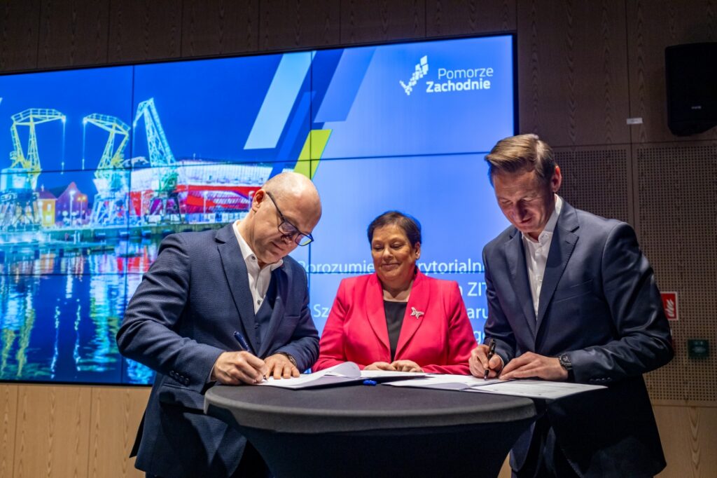 Podpisanie porozumienia z ZIT, SOM, Szczecin 2 kwietnia 2024 r.