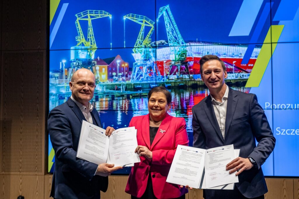 Podpisanie porozumienia z ZIT, SOM, Szczecin 2 kwietnia 2024 r.