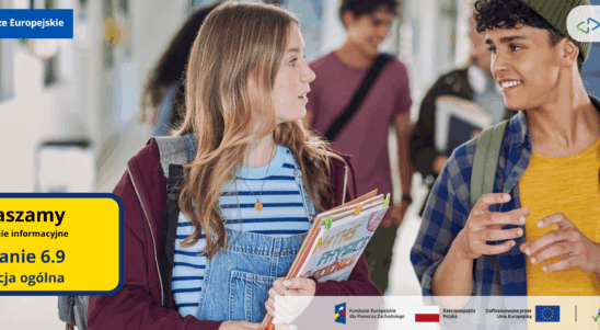 Webinar dotyczący Działania 6.9 Edukacja ogólna