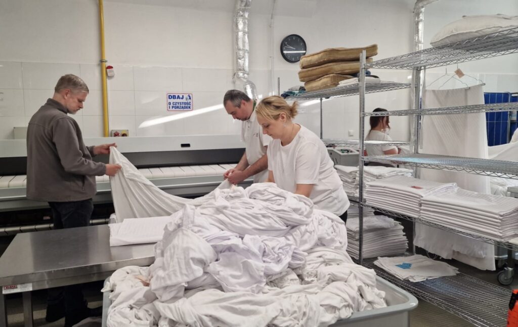 Zakład Aktywności Zawodowej w Karlinie, pralnia