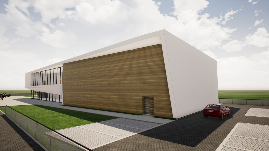 Centrum Kultury, które powstanie w Morzyczynie zlokalizowane będzie przy amfiteatrze - fot. Urząd Gminy Kobylanka....