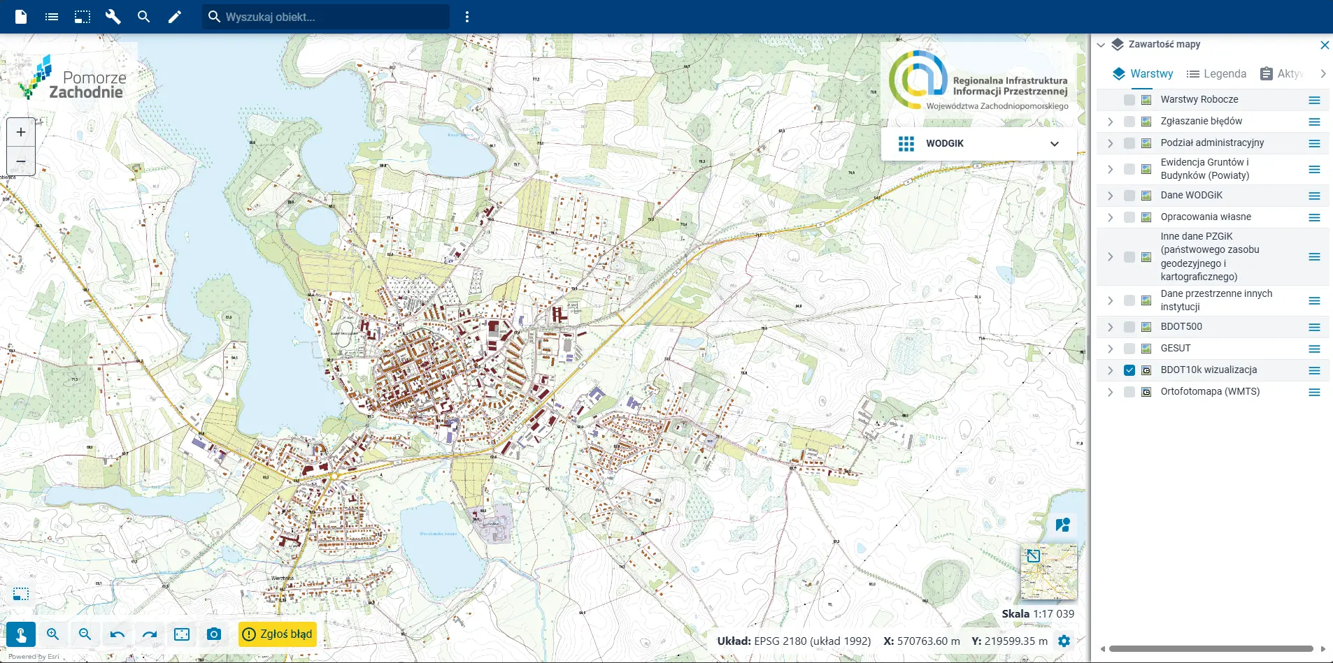 Aktualizacja obejmuje dwie części województwa i jest ważnym elementem danych w Regionalnej Infrastrukturze Informacji Przestrzennej Pomorza Zachodniego....