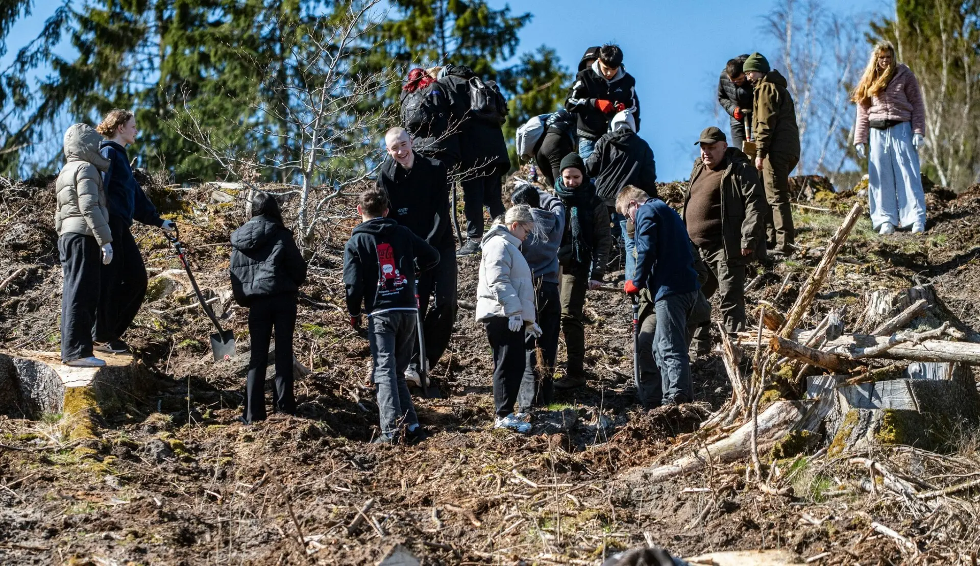 Akcja w Nadleśnictwie w Karnieszewicach...
