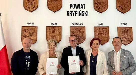 Powiat Gryfiński z funduszami europejskimi na rowerową inwestycję