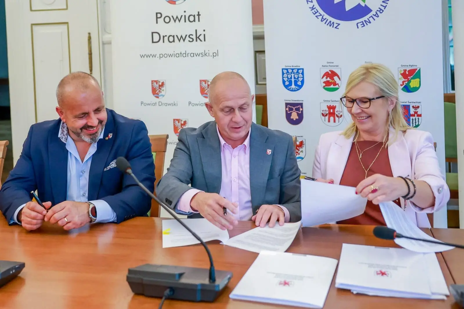 Wicemarszałkini województwa Anna Bańkowska spotkała się w |Drawsku Pomorskim z partnerami Zachodniopomorskiego Związku Strefy Zachodniej....