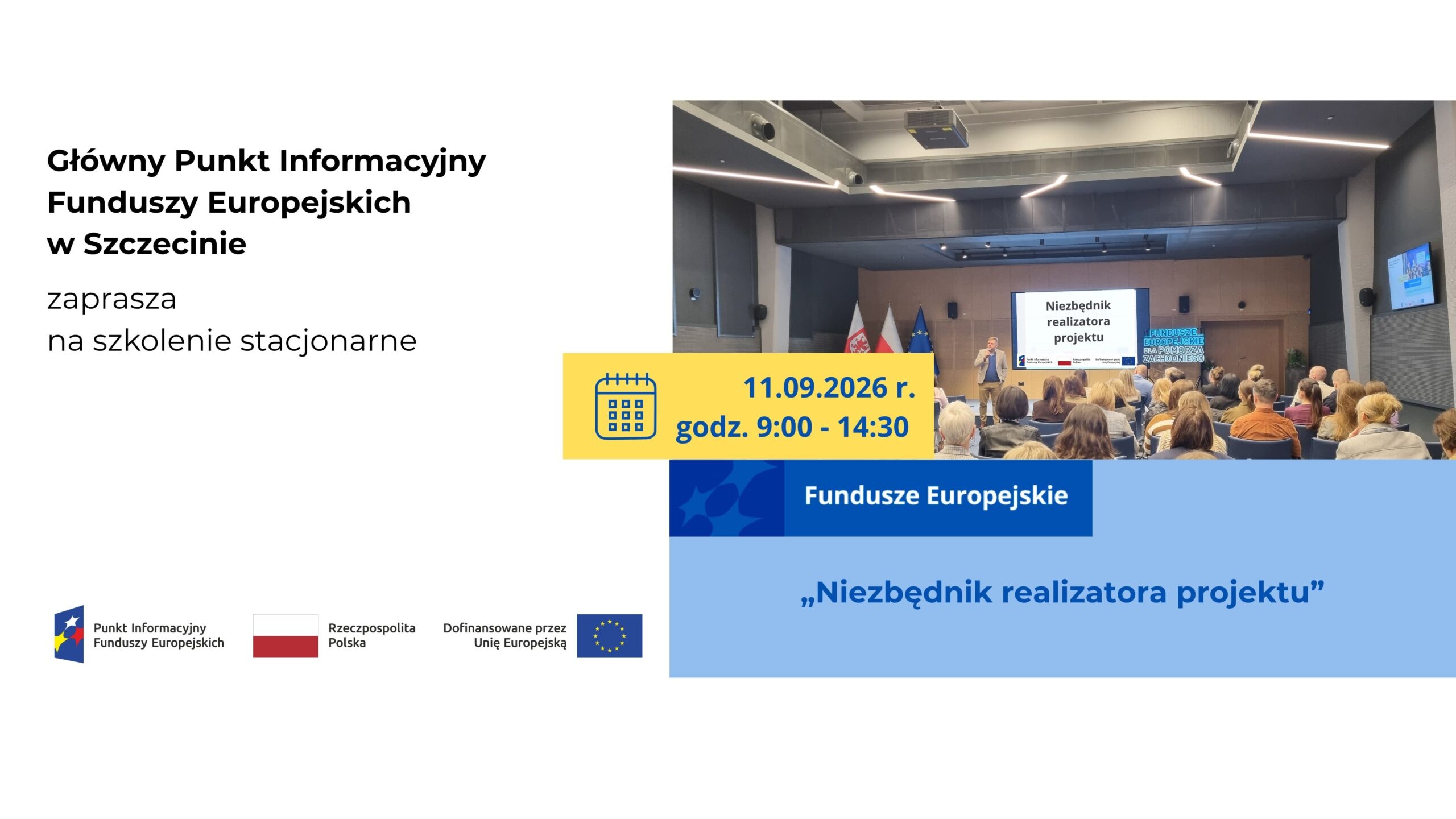 Szkolenie : „Niezbędnik realizatora projektów unijnych”