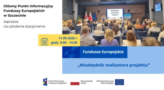 Szkolenie stacjonarne z Michałem Byliniakiem „Niezbędnik realizatora projektów unijnych”
