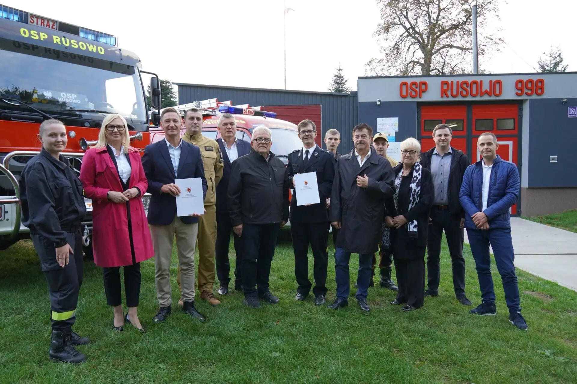 Ponad milion złotych na nowy wóz strażacki dla OSP w Rusowie